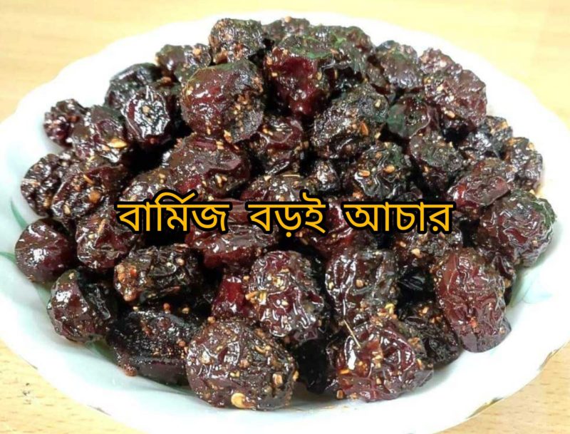 Barmis boroi ( বার্মিজ বরই আচার )